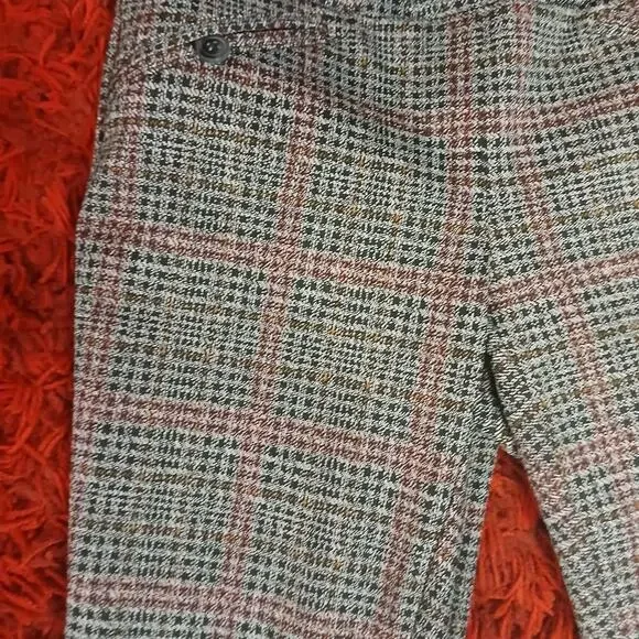 SOHO Apparel Ltd Women's Pants Small Black Check Stretch Pull‎ On Slim Fit Y2K - Picture 3 of 9